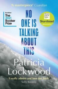 Cover image for No One is Talking About GThis by Patricia Lockwood